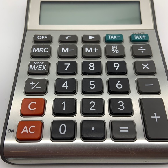 Casio MS-80B Solar Powered Standard Function Desktop Calculator Working! - Picture 3 of 9